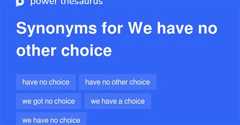 other choice synonym.